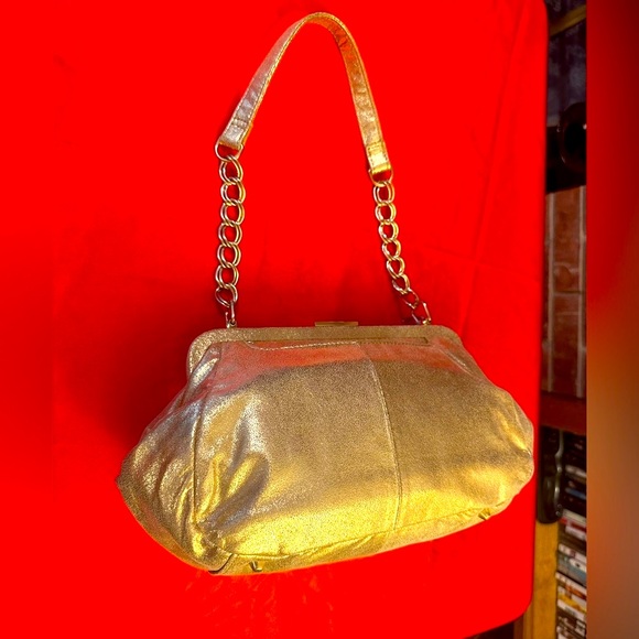 WOW POSHMARK - Authentic NWT Gold Leather HOBO Friday Date Night Supermodel Bag - Picture 5 of 16